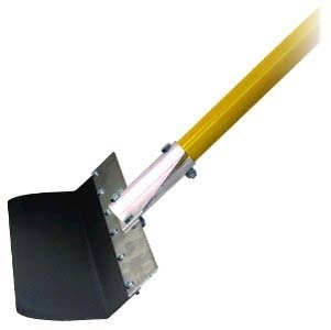 24" Round Edge Flexible Blade Smoother, 66" Yellow AH