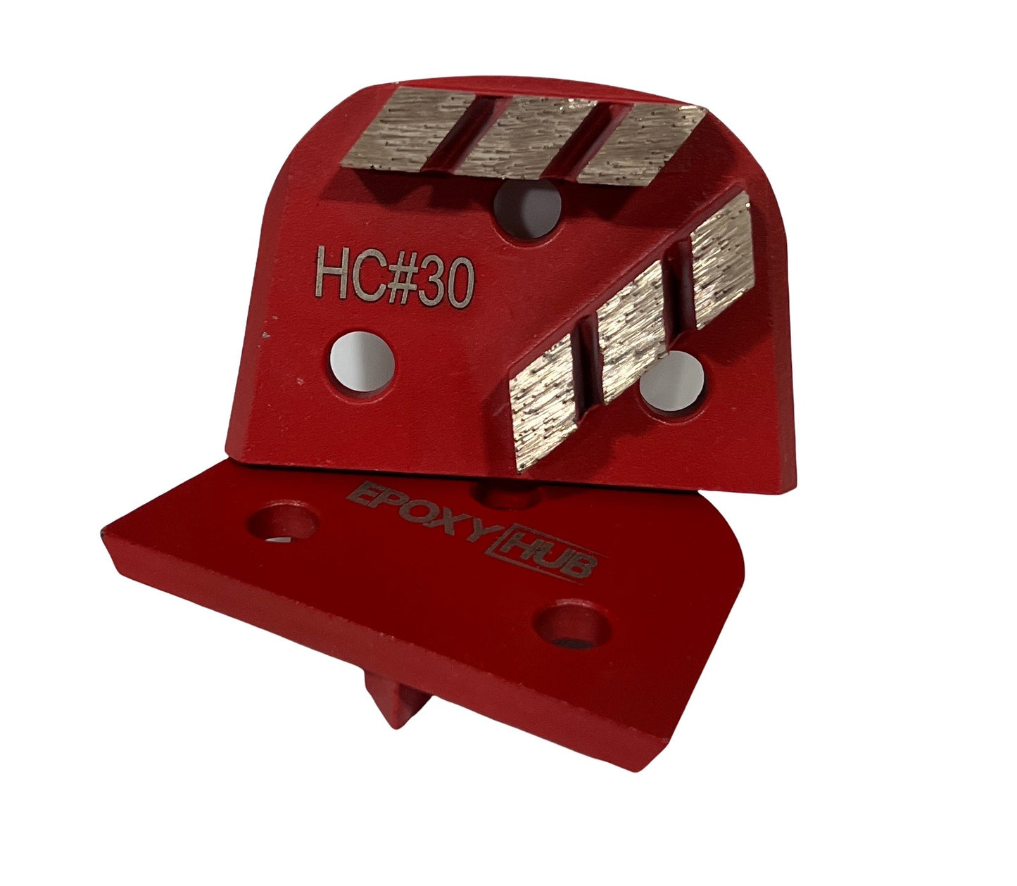 Concrete Floor Grinding, Hex Segments, Diamond Tooling, 30 Grit