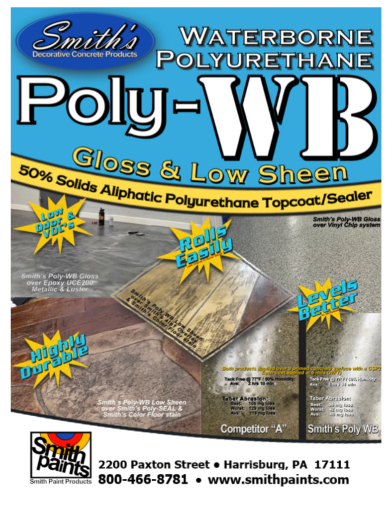Poly-WB - Waterborne Polyester Polyurethane Sealer DIRECT SHIP ONLY
