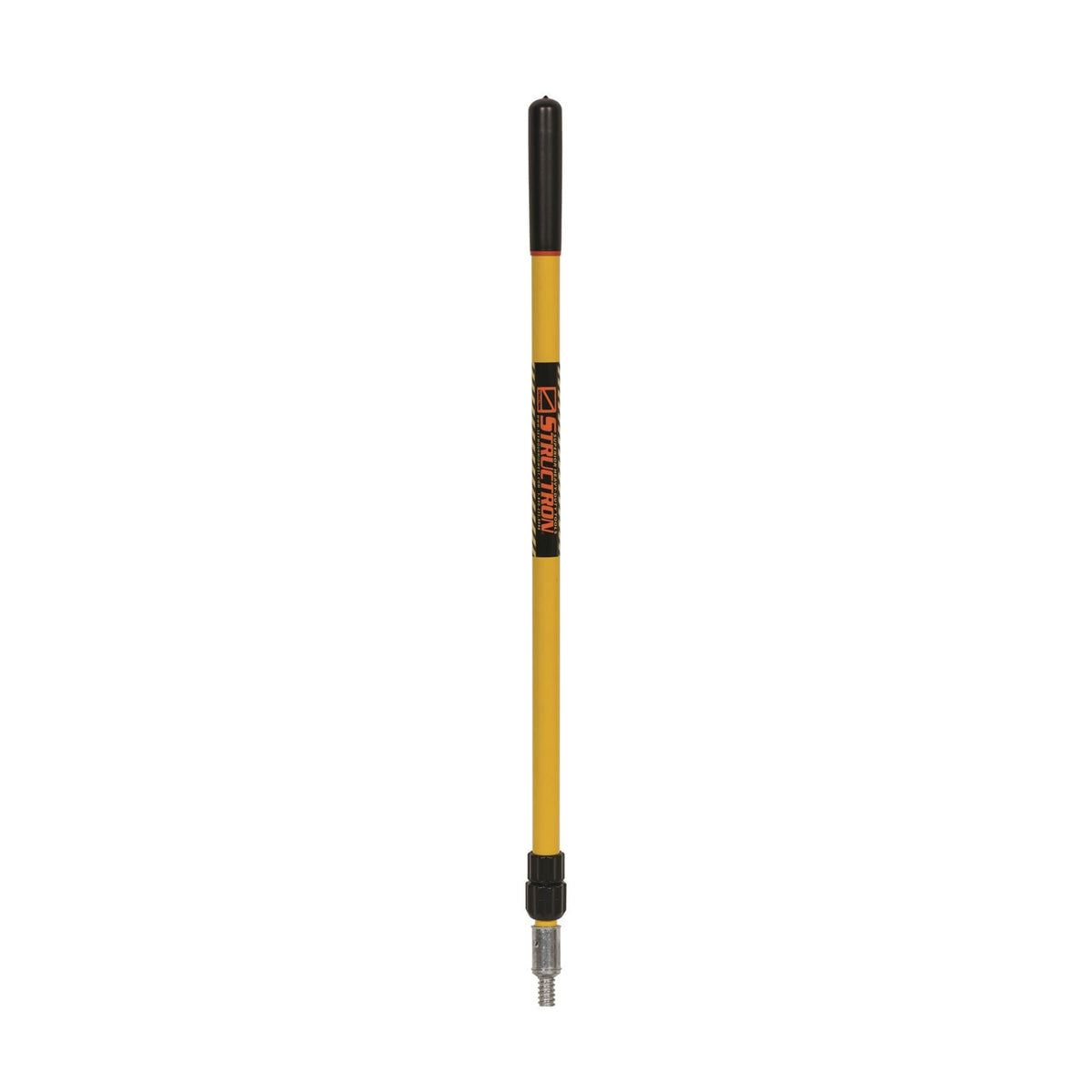 SuperHandle 4' - 8', Yellow Fiberglass Telescopic Extension Handle w/Collar Lock