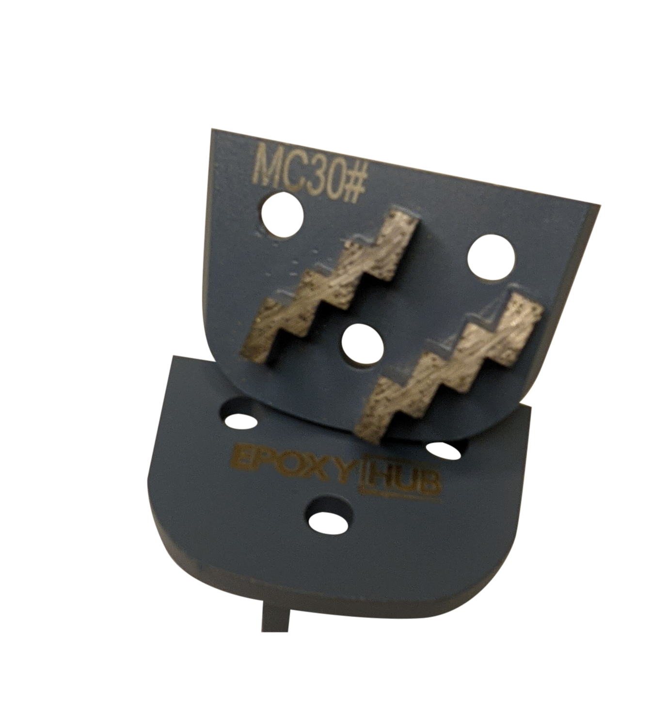 Concrete Grinding, Zags Double Segments, Diamond Tooling, 30 Grit