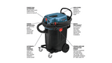 Bosch 14-Gallon Dust Extractor with Auto Filter Clean and HEPA Filter