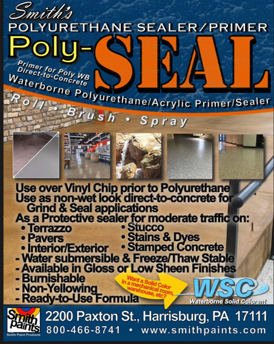Poly-SEAL Semi-Gloss or Low Sheen finish