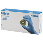 Ecolab Blue PF Nitrile Gloves